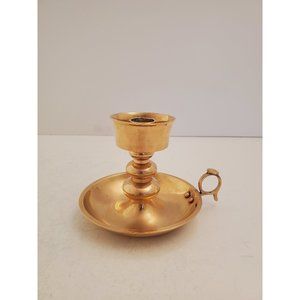Vintage Brass Candle Holder - Brass Candlestick Holder - Brass Chamberst…